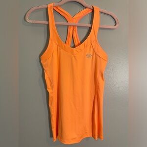 UMBRO Women's Orange Yoga Workout Running Activewear Stretch Top SZ/MED